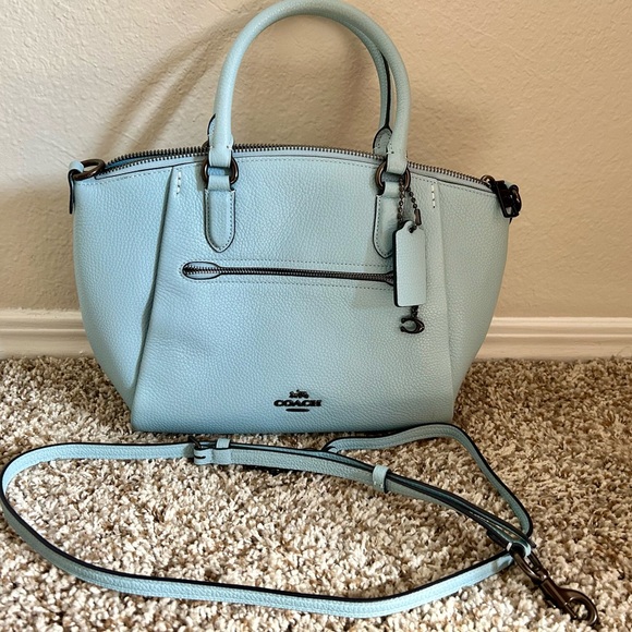 Perfect baby blue Coach purse - Picture 6 of 7